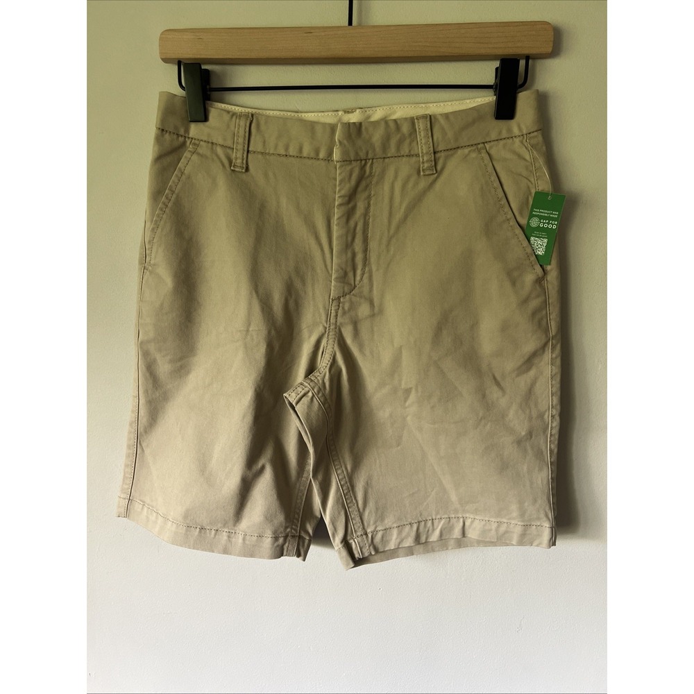 Gap Kids Boys Shorts Regular Adjustable Waist Khaki Dressy Size 14 Uniform